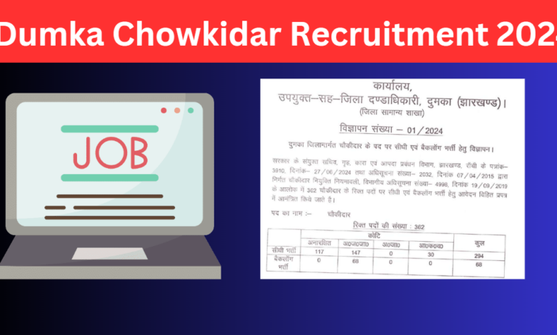 Dumka Chowkidar Recruitment 2024