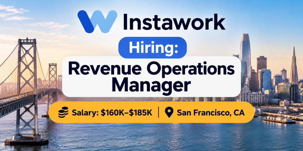 Instawork Hiring Revenue Operations Manager