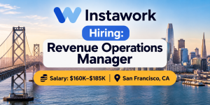 Instawork Hiring Revenue Operations Manager