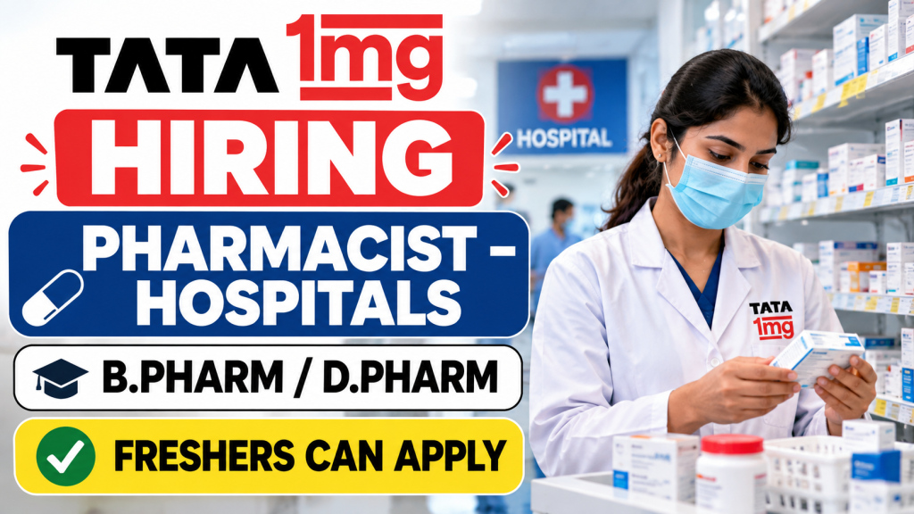 Tata 1mg Pharmacist Job