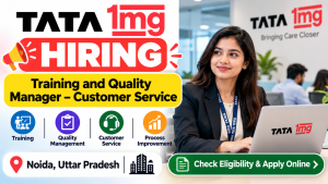 Training and Quality Manager- Customer Service