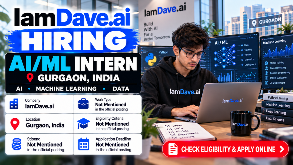 AI_ML Intern Hiring Banner