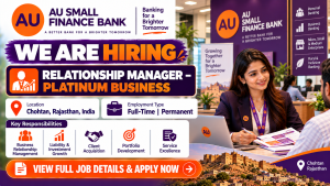 AU Bank Relationship Manager Hiring Banner (1)