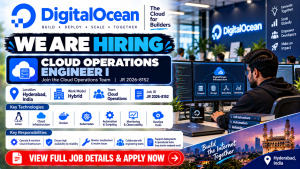 DigitalOcean Cloud Operations Hiring Banner