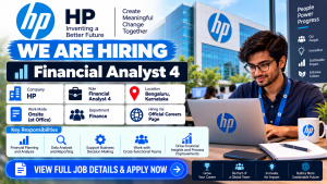 HP Financial Analyst Recruitment Banner