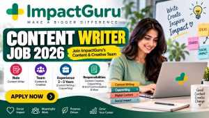 ImpactGuru Content Writer Job 2026