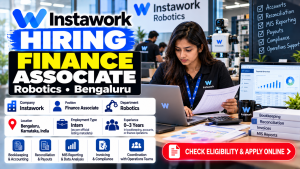 Instawork Finance Associate Hiring Banner
