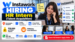 Instawork HR Intern Hiring Banner