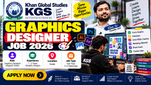 KGS Graphics Designer Job 2026 Poster