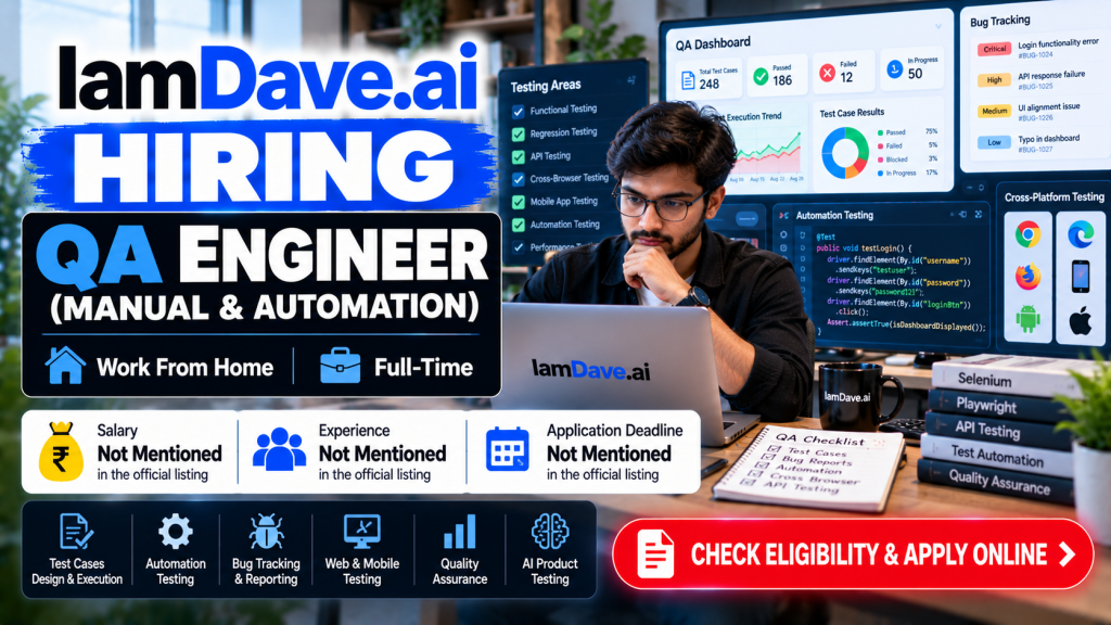 QA Engineer Hiring Banner
