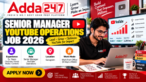 Senior Manager YouTube Operations Recruitment Banner