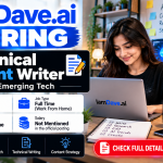 IamDave Technical Content Writer Job 2026 – WFH