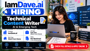Technical Content Writer Hiring Banner