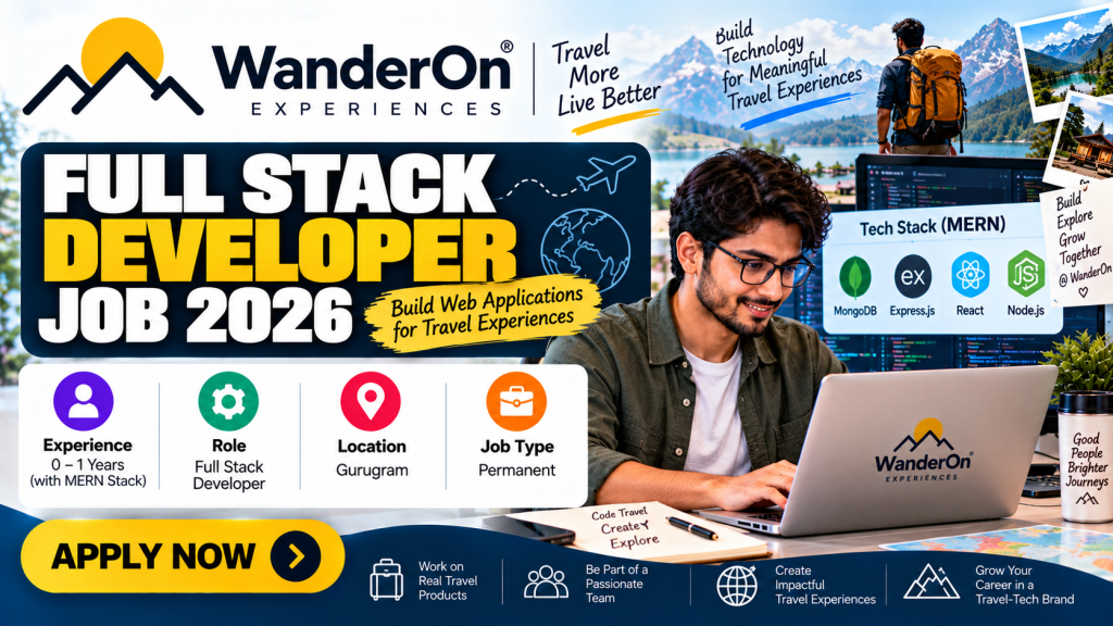 WanderOn Full Stack Developer 2026