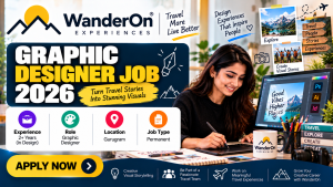 WanderOn Graphic Designer Job Ad