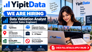 YipitData Data Analyst Recruitment Poster
