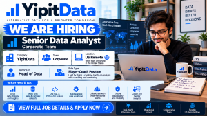 YipitData Senior Data Analyst Hiring Banner